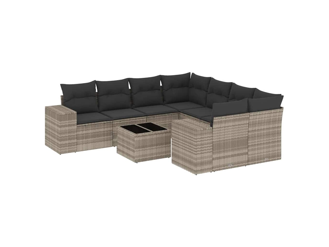 Garden Sofa Set, Garden Sofa Sets Vidaxl Cinzeto Rattan / Vime (n/a)