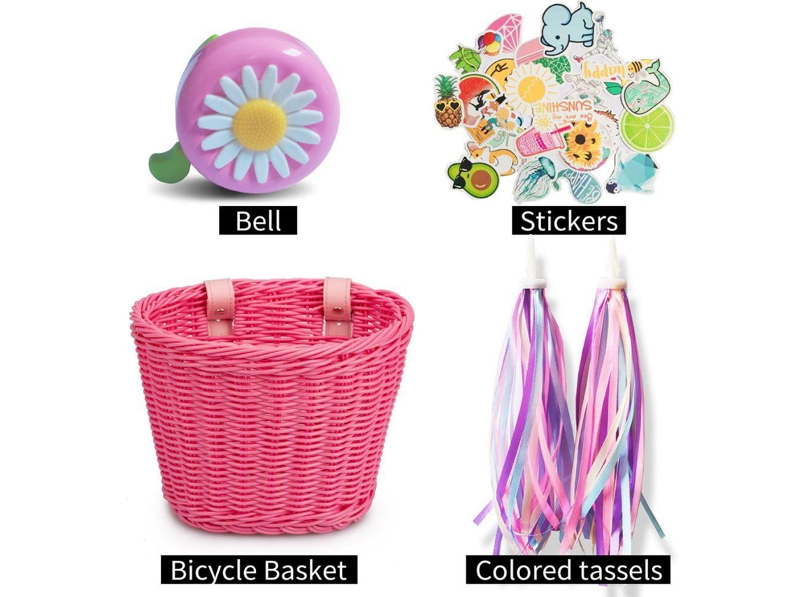Kit De Cesta De Bicicleta Para Crianças