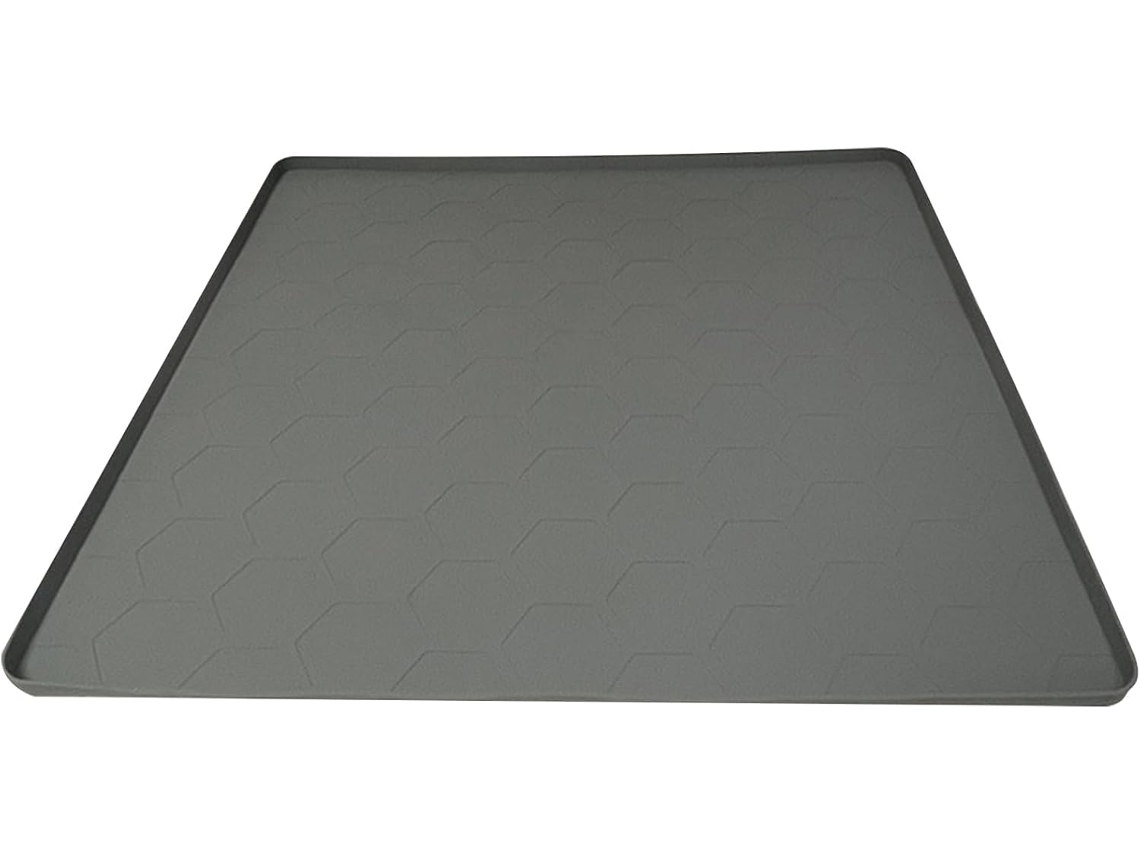 Tapete de silicone para mini geladeira com borda elevada | 60 x 60 cm, multifuncional, para embalagens.