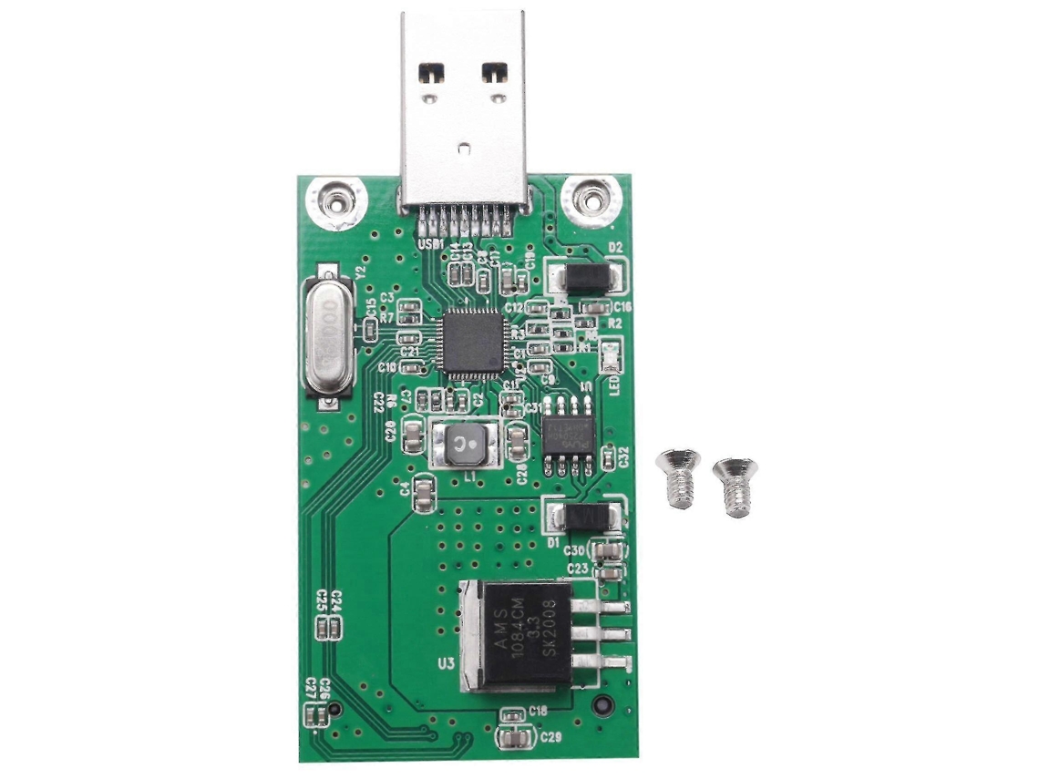 Placa Adaptadora Msata Para Usb 3.0, Adaptador Msata Para Ssd, Placa De Conversão De Unidade De Disco Usb Hengjian