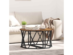 Vidaxl Mesa De Centro Carvalho Defumado 80 X 80 X 42 Cm