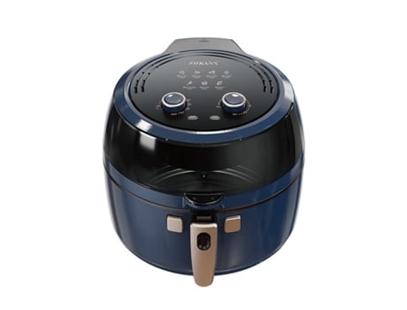 Fritadeira A Ar De 8 Litros Com Temperatura Regulável, Painel De Controle Mecânico E Temporizador De Até 30 Minutos. Dam