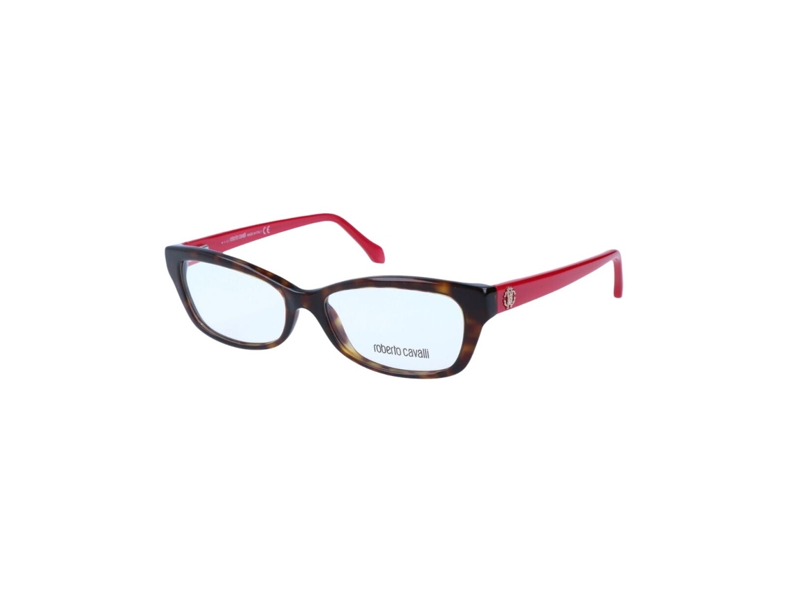 Armação De Óculos Feminino Roberto Cavalli Rc0807 052 (castanho Acetato Ø 53 Mm)