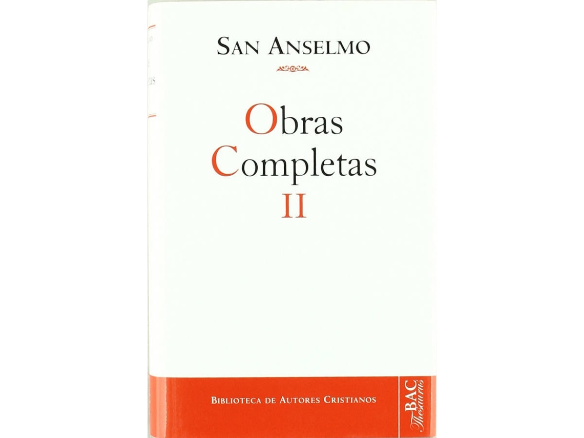 Livro Obras Completas De San Anselmo.Ii de San Anselmo (Espanhol)