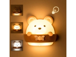 Rebe-luz Noturna Led Sem Controle Remoto Punch Protetora Dos Olhos Luz Noturna Para Quarto Infantil