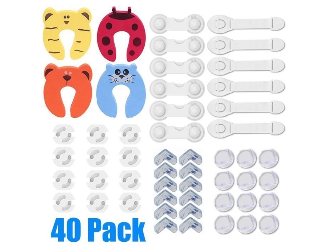 Kit De Segurança Infantil Com 40 Peças Brilvibera