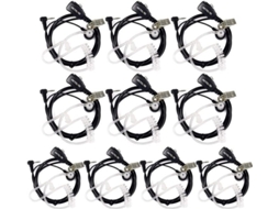 Talkie Walkie Fones De Ouvido, Auricular Compatível Rt45 Motorola T80 Extreme T81 Hunter, 1 Pino 2,5mm Fones De Ouvido Retevis (10 Unidades)