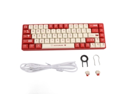 Teclado Mecânico Gaming com Fio 68 Teclas LAXISCREED