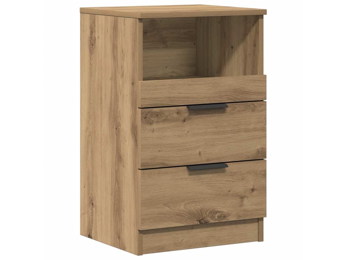 Mesa de Cabeceira Artisiano MAISON EXCLUSIVE em Derivados de Madeira 40x36x65 cm