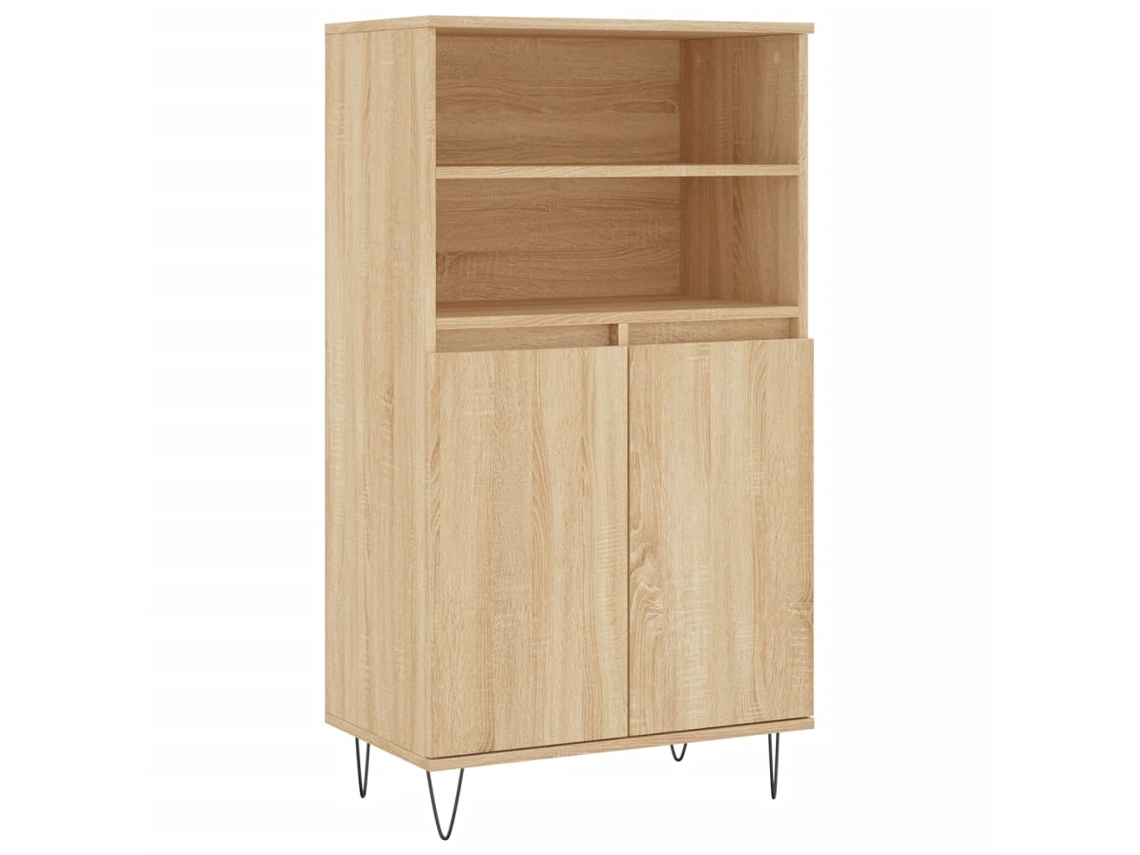 Aparador alto em Madeira Carvalho Sonoma MAISON EXCLUSIVE (60x36x110 cm)