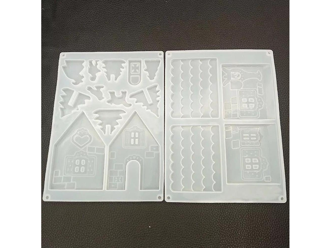 Folha de Natal XGF e molde de silicone de frutas de Natal XGF Branco