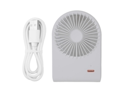 Ventilador Dobrável Compacto Laxiscreed Usb Branco Para Desktop E Ambientes Internos
