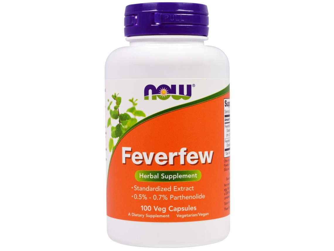 NOW FOODS Feverfew 400 Mg 100 Cápsulas