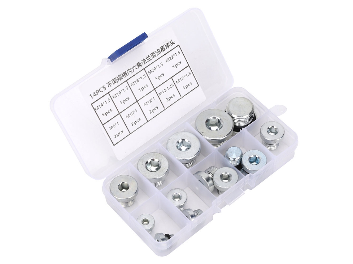 Laxiscreed Plugue De Dreno E Porca Para Óleo, Multiuso E Compatível Com Flange De Óleo
