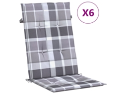 Highback Chair Cushion, Highback Chair Cushions Vidaxl Multicolor Tecido (120 X 50 X 3 Cm)