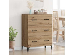Vidaxl Buffet Carvalho Artesanal 69,5 X 34 X 90 Cm