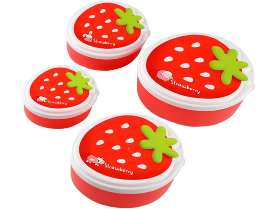 Lancheira Infantil Soimiss, Em Plástico Pp, Com Tampa Hermética Compacta, Ideal Para Lanches E Acompanhamentos Ao Ar