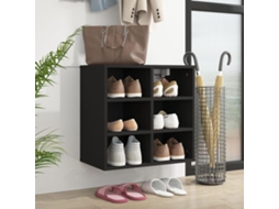 Vidaxl Sapateira 52,5x30x50 Cm Preto