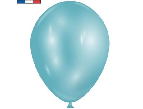 Balão Opaco Topázio Azul Diamante Efeito Cromo 30Cm X8 Ref/52404 BALLON PUB