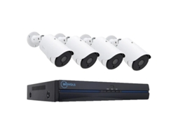 Sistema De Câmera De Segurança Movols Poe, Detecção De Humanóides, Áudio Bidirecional,nenhum,8ch 5mp E 4 Câmera Ir Oem