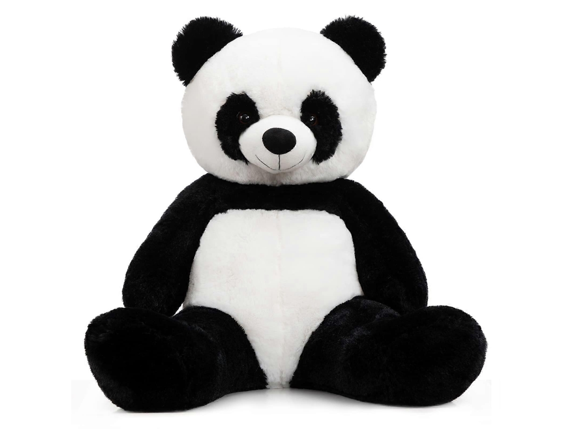 Urso De Pelúcia Panda Grande 25 Polegadas Design Fofo Textura Macia Presente Para Crianças