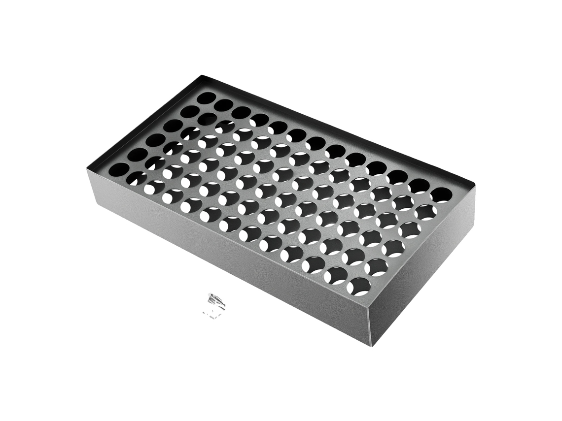 Suporte Para Garrafa De Tinta Pigmentada, Capacidade Para 78 Furos, Design Para Montagem Na Parede, Cinza Escuro