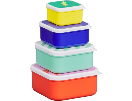 Conjunto de 4 Lancheiras  Power Up