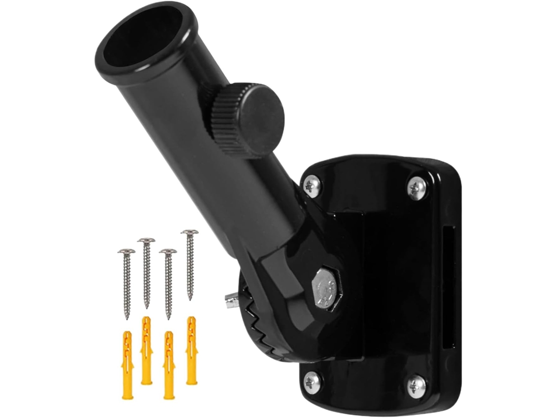 Suporte para Mastro de Bandeira Suporte Ajustável para Mastro de Bandeira para Uso Externo, em Aço Inoxidável com CHABERLU