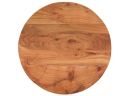 Vidaxl Tampo De Mesa Redondo Ø50x2,5 Cm Madeira De Acácia Maciça