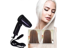 Secador de Cabelo 12v Dobrável Multifuncional Portátil Ajustável Baixo Ruído Carro Saloon Ferramenta Se GOKOCO