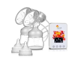 Bomba Tira Leite Elétrica Dupla, Massagem E Lactação, Design Compacto, Fácil De Desmontar Chrui (maple Leaf)