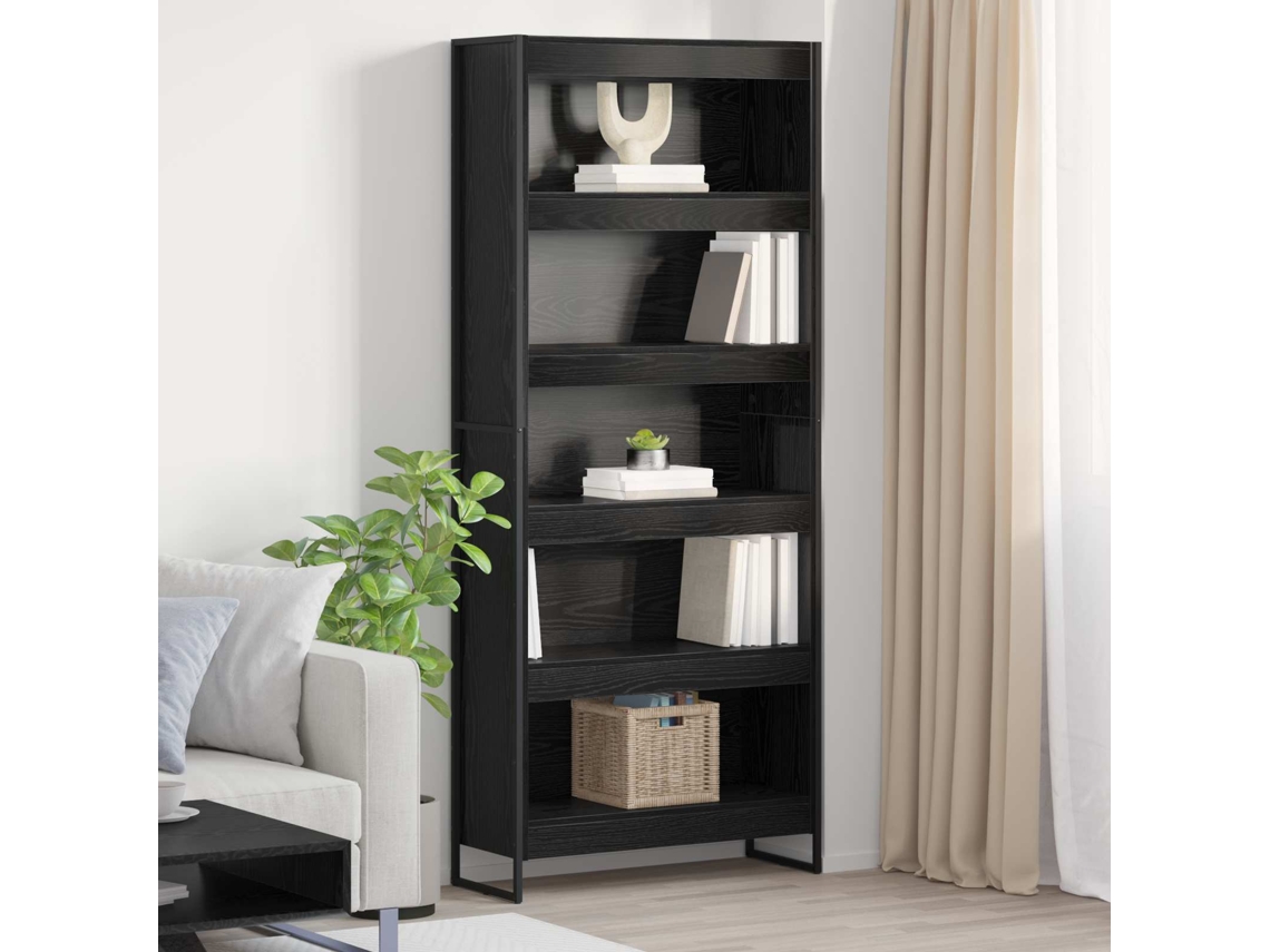 Vidaxl Gabinete De Livros 80 X 30 X 189,5 Cm Derivados De Madeira
