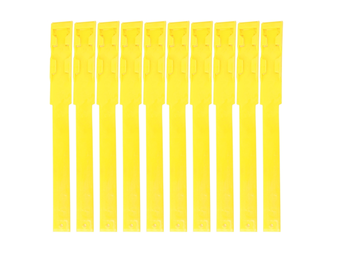 Anéis de Identificação LAXISCREED para Gado 10un Amarelo
