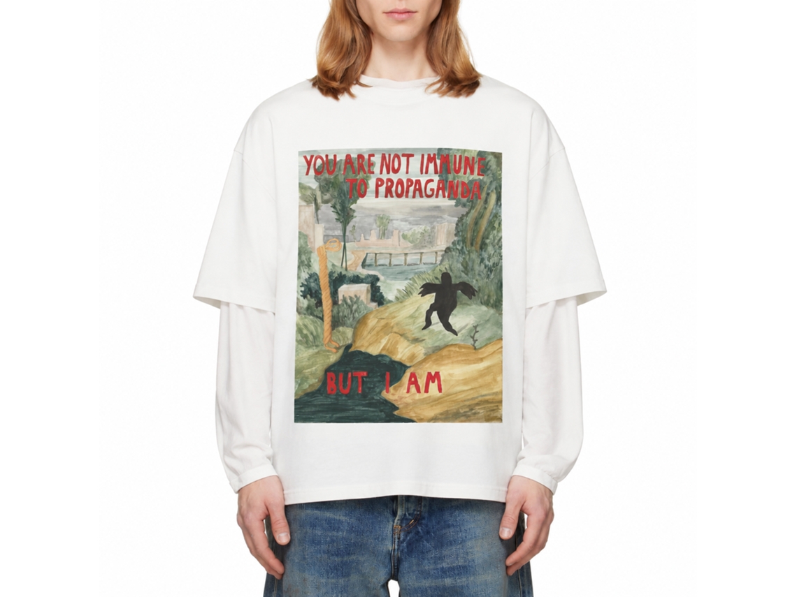 Rockinstone You Are Not Immune June Gutman T-shirt Unique Designer Style