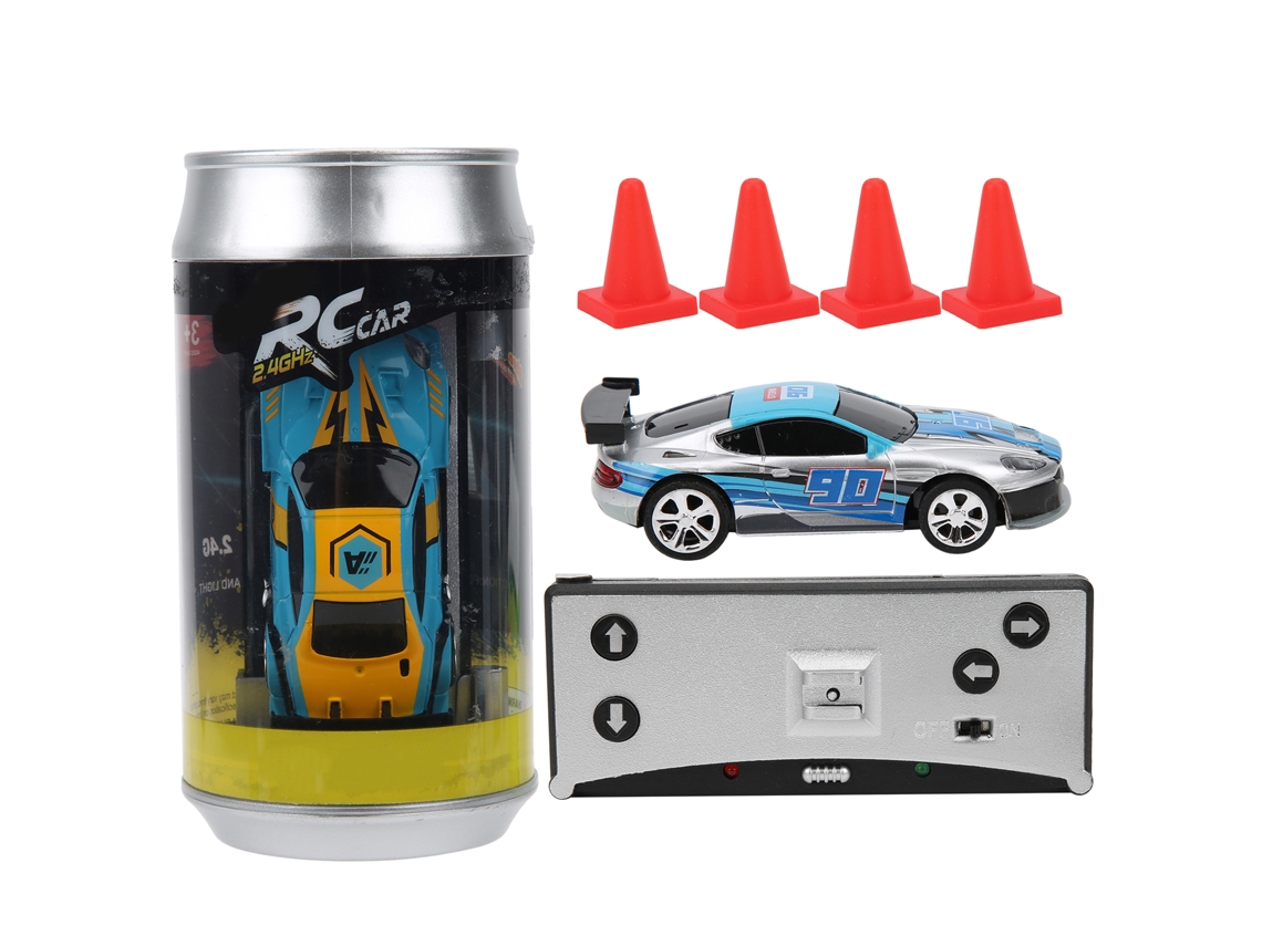 Mali carro Rc Mini com Controle Remoto App 2.4g 4 Direções Brinquedo Infanto Juvenil Prata