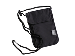 Carteira De Viagem Para Pescoço, 14 Cm(c) X 20(l), Com Bloqueio Rfid, Porta-passaporte, Carteira De Viagem Segura E Leve Para Passaporte