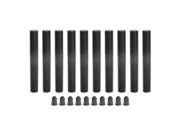 10pcs Tubes De Máscara De Cílios E Eyeliner Vazios Recarregáveis De 4ml Com Pincel Fino