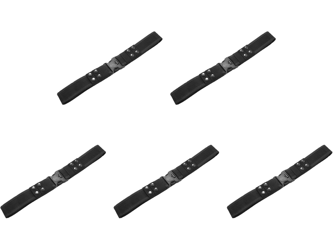 5 Cintos de Combate, Equipamento de Segurança, Práticos, Ajustáveis, Resistentes, para Uso Policial e Estrangeiro. SFUSHOS