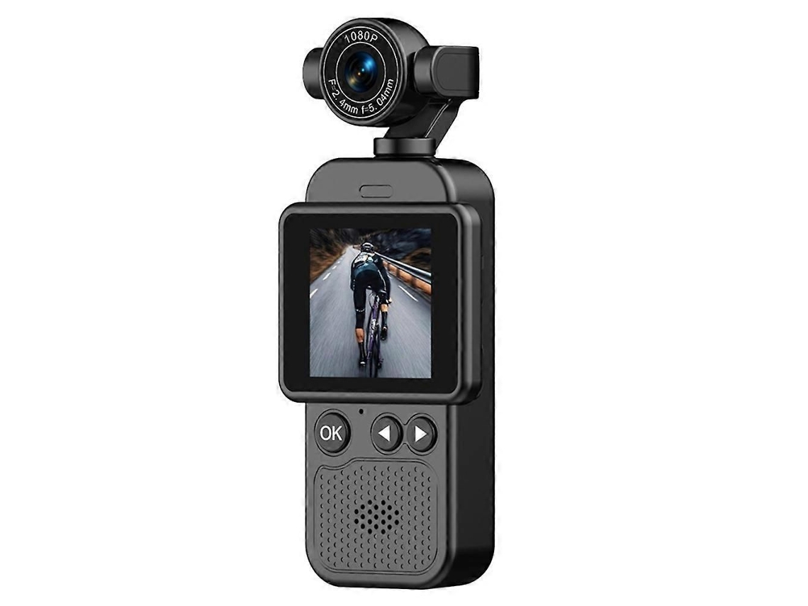 Câmera Portátil De Bolso Wi-fi 1080p Com Rotação De 360°, Mini Câmera Anti-vibração, Câmera Vestível Para Esportes E Ciclismo.