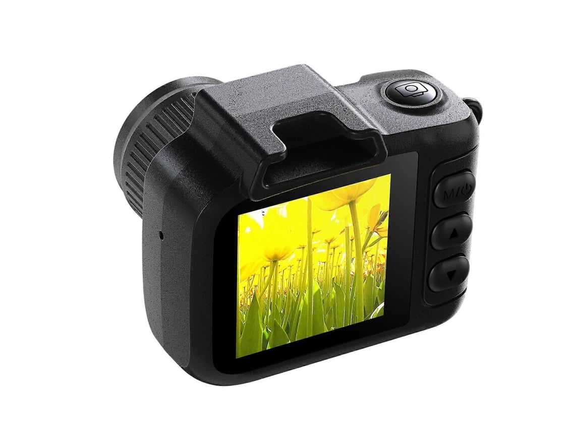 Mini Câmara Digital Retro Compacta Com Ecrã Lcd De 1,3 Polegadas Para Fotos E Vídeos Nostálgicos Multicolor