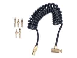 Conjunto De Adaptadores De Herramienta De Disparo Manguera Espiral Extensión Adaptadores De Latón Para Botella De Gas Verde 1500psi