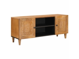 Vidaxl Unidades De Tv Com Prateleira Marrom Claro 105 X 33 X 46 Cm