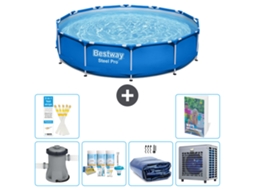 Piscina Bestway Steel Pro Redonda 305x76 Cm 5 peças S302 BESTWAY