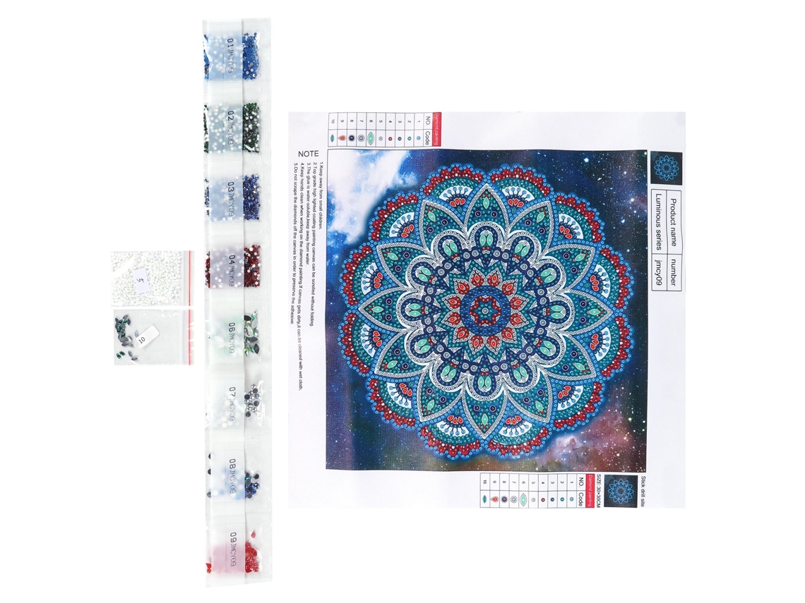 Laxiscreed Pintura De Diamantes 5d Luminosa 30x30cm Com Flores Para Decoração Sensorial