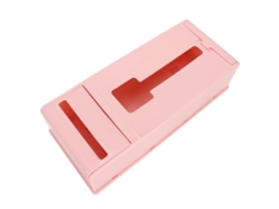 Dispensador De Sacos Plásticos, Plástico, Mural, Rosa, Resistente, Lurelia