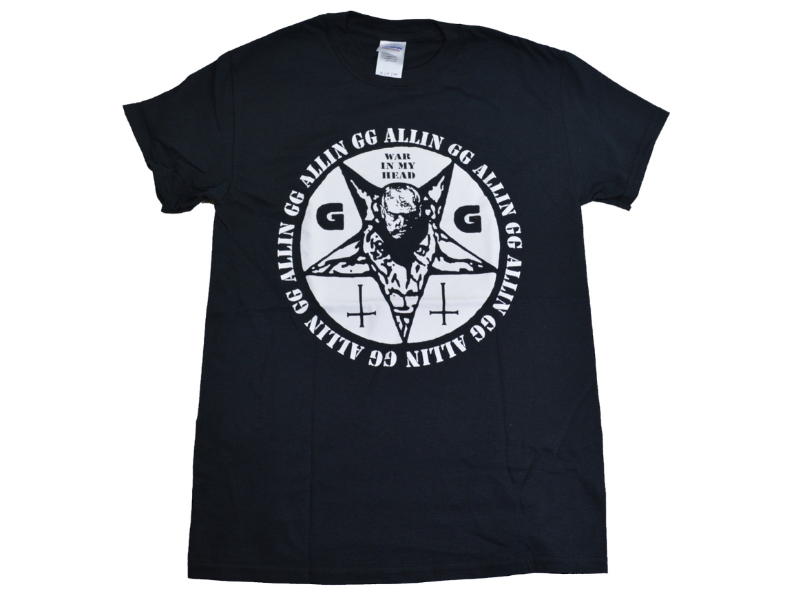 Gg Allin War In My Head T-shirt Unisex Adults Size:xxl