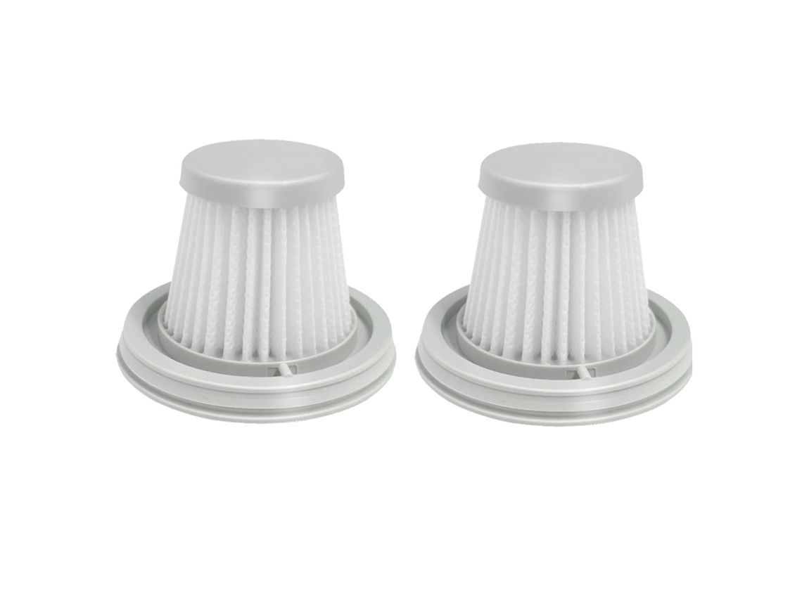 2 peças filtro hepa para xiaomi mijia prático aspirador de pó casa carro mini sem fio lavável filtro peças reposição acessórios