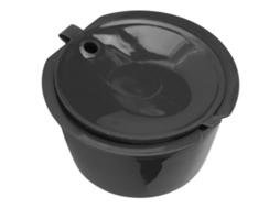 Cápsula de Café Reutilizável com Filtro para Máquinas Nescafé 51 100ml PP preto | S/MARCA