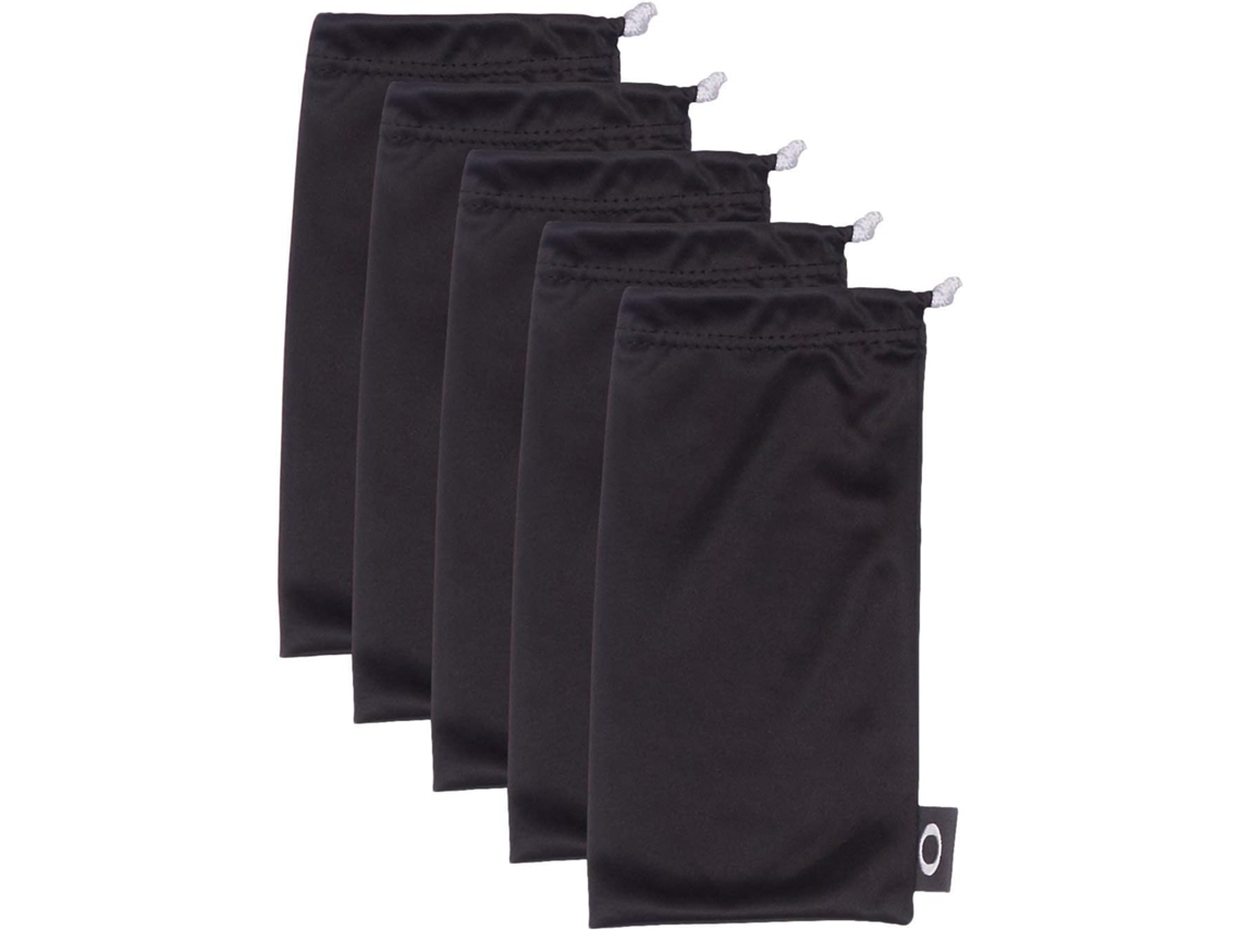 Estojo para Óculos de Sol Microbag Unissex Adulto, Preto, Tamanho Único AQUAFORGE