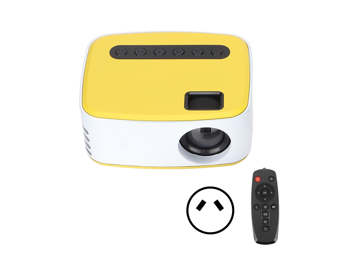 Projetor Mini LAXISCREED Controle Remoto Falante Integrado